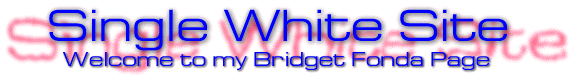 Single White Site - Title